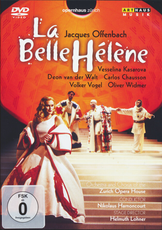 Opernhaus Zürich, Nikolaus Harnoncourt & Vesselina Kasarova - Offenbach - La belle Helene Arthaus Musik