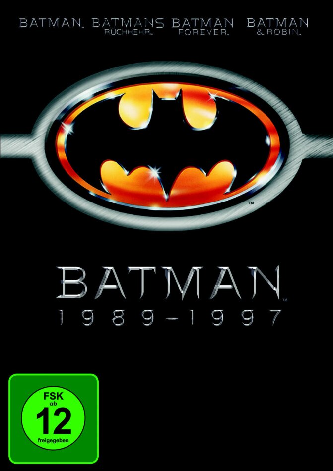 Batman 1989-1997 4 DVDs