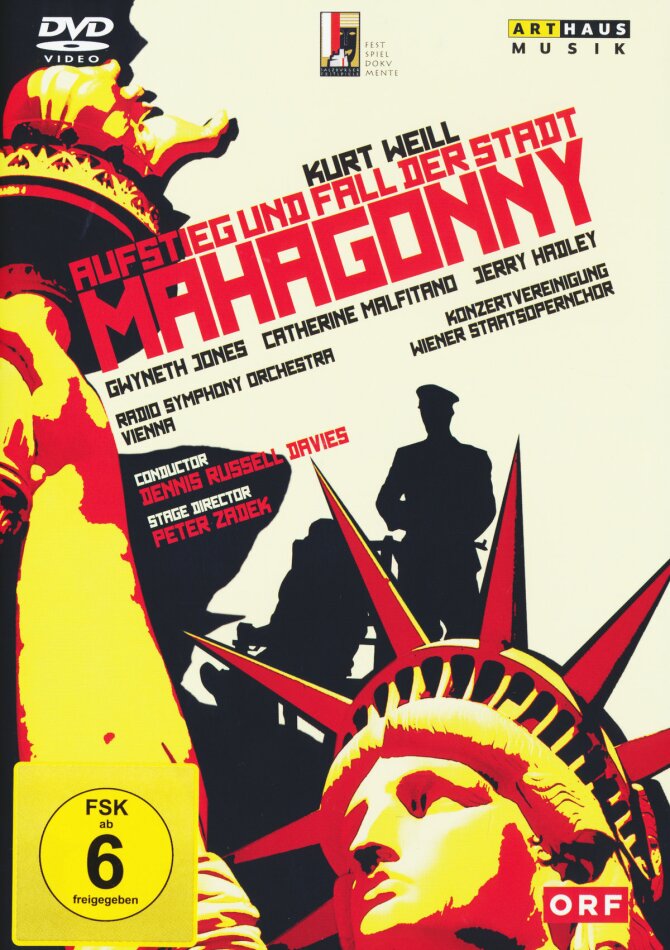 Radio Symphony Orchestra Vienna, Dennis Russell Davies & Gwyneth Jones - Weill - Aufstieg und Fall der Stadt Mahagonny Salzburger Festspiele, Arthaus Musik