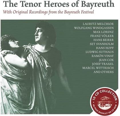 Lauritz Melchior, Ernst Kraus, Erik Schmedes, Franz V&ouml;lker, Franz Hopf, &hellip; - The Tenor Heroes of Bayreuth - With Original Recordings from the Bayreuth Festival (10 CDs)