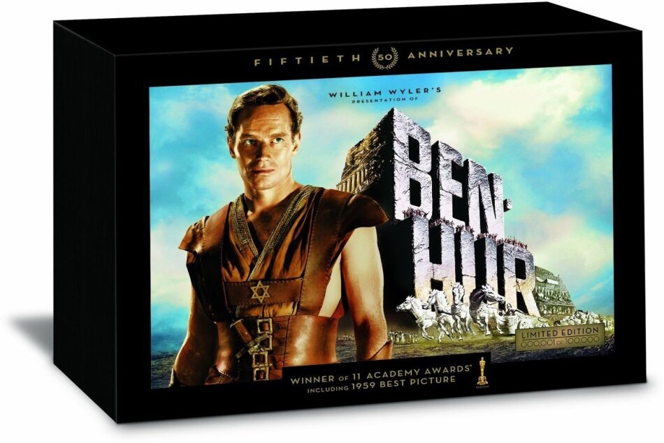 Ben-Hur (1959) with Book, Édition 50ème Anniversaire, Ultimate Collector's Edition, Édition Limitée, 5 DVD