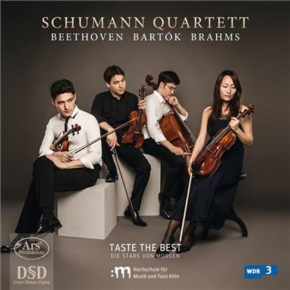 Schumann Quartett, Ludwig van Beethoven (1770-1827), B&eacute;la Bart&oacute;k (1881-1945) & Johannes Brahms (1833-1897) - Streichquartette