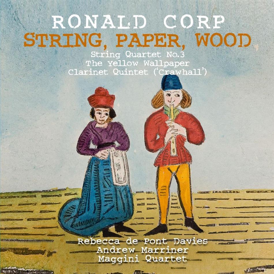 Maggini String Quartet, Rebecca de Pont Davies & Ronald Corp - String, Paper, Wood : String Quartet Nr3, The Yell