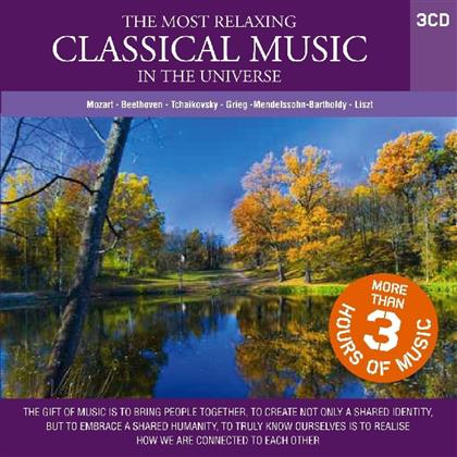 Ludwig van Beethoven (1770-1827), Peter Iljitsch Tschaikowsky (1840-1893), Edvard Grieg (1843-1907), Franz Liszt (1811-1886), &hellip; - The Most Relaxing Classic Music (3 CDs)