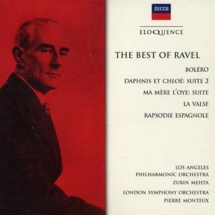 Zubin Mehta, Pierre Monteux, Los Angeles Philharmonic Orchestra & The London Symphony Orchestra - Best Of Ravel - Bolero, Daphnis et Chloe: Suite 2, Ma Mere L'oye: Suite, La Valse, Rhapsodie Espagnole - Eloquence