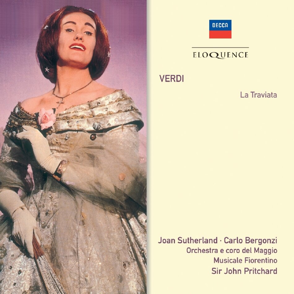 Dame Joan Sutherland, Carlo Bergonzi, Sir John Pritchard, Giuseppe Verdi (1813-1901) & Orchestra e Coro del Maggio Musicale Fiorentino - La Traviata - Eloquence 2 CDs