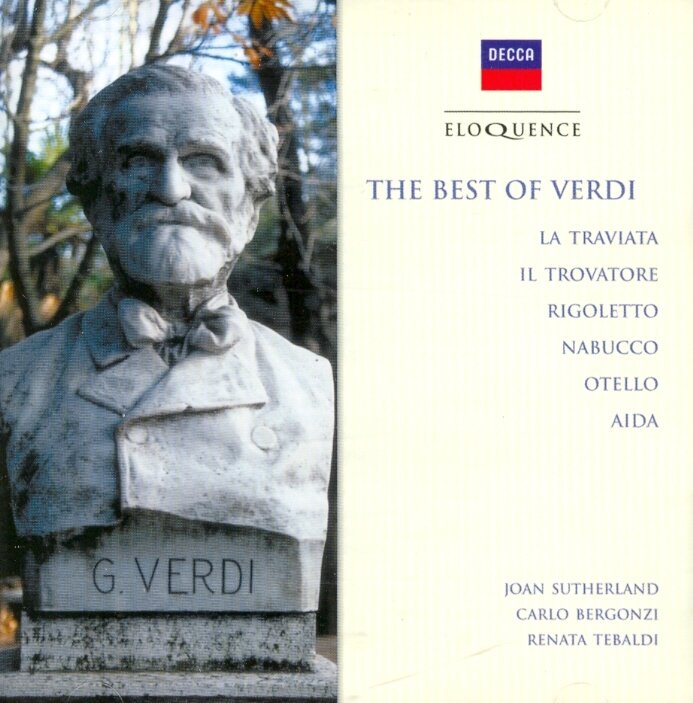 Dame Joan Sutherland, Carlo Bergonzi, Mario del Monaco, Renata Tebaldi, … - Best Of Verdi - Otello, Nabucco, Aida, La Traviata, Rigoletto, Il Trovatore ... - Belart