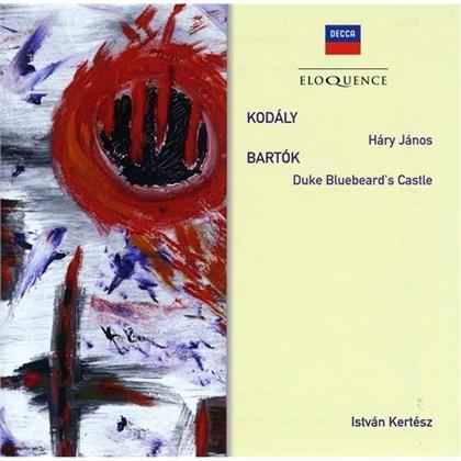 Edinburgh Festival Chorus, Zolt&aacute;n Kod&aacute;ly (1882-1967), B&eacute;la Bart&oacute;k (1881-1945), Istvan Kertesz & Sir Peter Ustinov - Kodaly - Hary Janos / Bartok Bela - Duke Bluebeard's Castle - Eloquence (2 CDs)