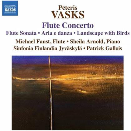 Peteris Vasks (*1946), Patrick Gallois, Michael Faust, Sheila Arnold & Sinfonia Finlandia Jyv&auml;skyl&auml; - Flute Concerto - Flute Sonata, Aria E Danza, Landscape With Birds