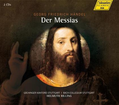 G&auml;chinger Kantorei Stuttgart, Bach Collegium Stuttgart, Georg Friedrich H&auml;ndel (1685-1759) & Helmuth Rilling - Der Messias - In der Bearbeitung von W.A. Mozart (2 CDs)