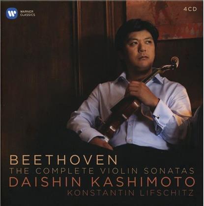 Ludwig van Beethoven (1770-1827), Daishin Kashimoto & Konstantin Lifschitz - S&auml;mtliche Violinsonaten (4 CDs)