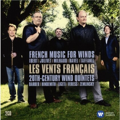 Emmanuel Pahut, Les Vents Francais, Darius Milhaud (1892-1974), Gy&ouml;rgy Ligeti (1923-2006), +, &hellip; - Best Quintet Music (2 CD)
