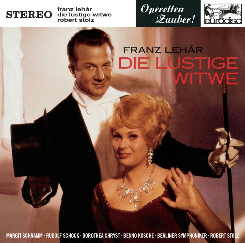 Margit Schramm, Rudolf Schock, Dorothea Chryst, Benno Kusche, Franz Lehar (1870-1948), … - Die Lustige Witwe (Excerpts)