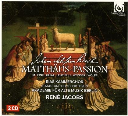RIAS Kammerchor, Werner G&uuml;ra, Johann Sebastian Bach (1685-1750), Rene Jacobs, &hellip; - Matth&auml;us-Passion Bwv 244 (2 CDs)