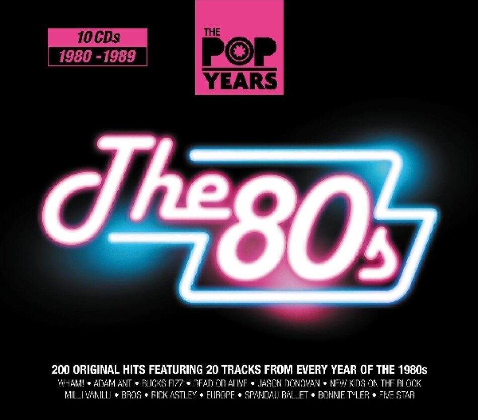 Pop Years - 1980-1989 10 CDs