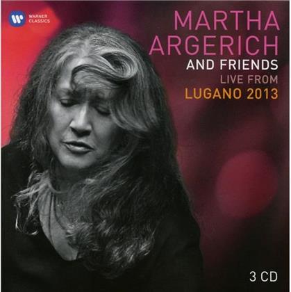 Sergej Rachmaninoff (1873-1943), Claude Debussy (1862-1918), Renaud Capu&ccedil;on, Gautier Capu&ccedil;on & Martha Argerich - Argerich & Friends - Live At Lugano Festival 2013 (3 CD)