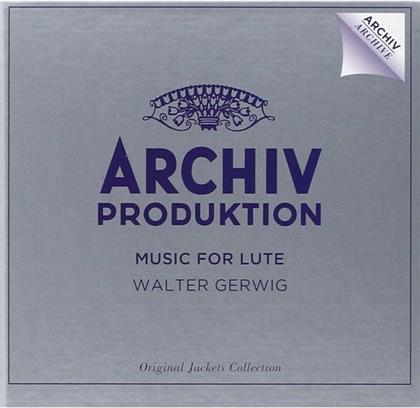 Walter Gerwig - Music For Lute - Original Jackets Collection - Archiv Produktion (4 CD)