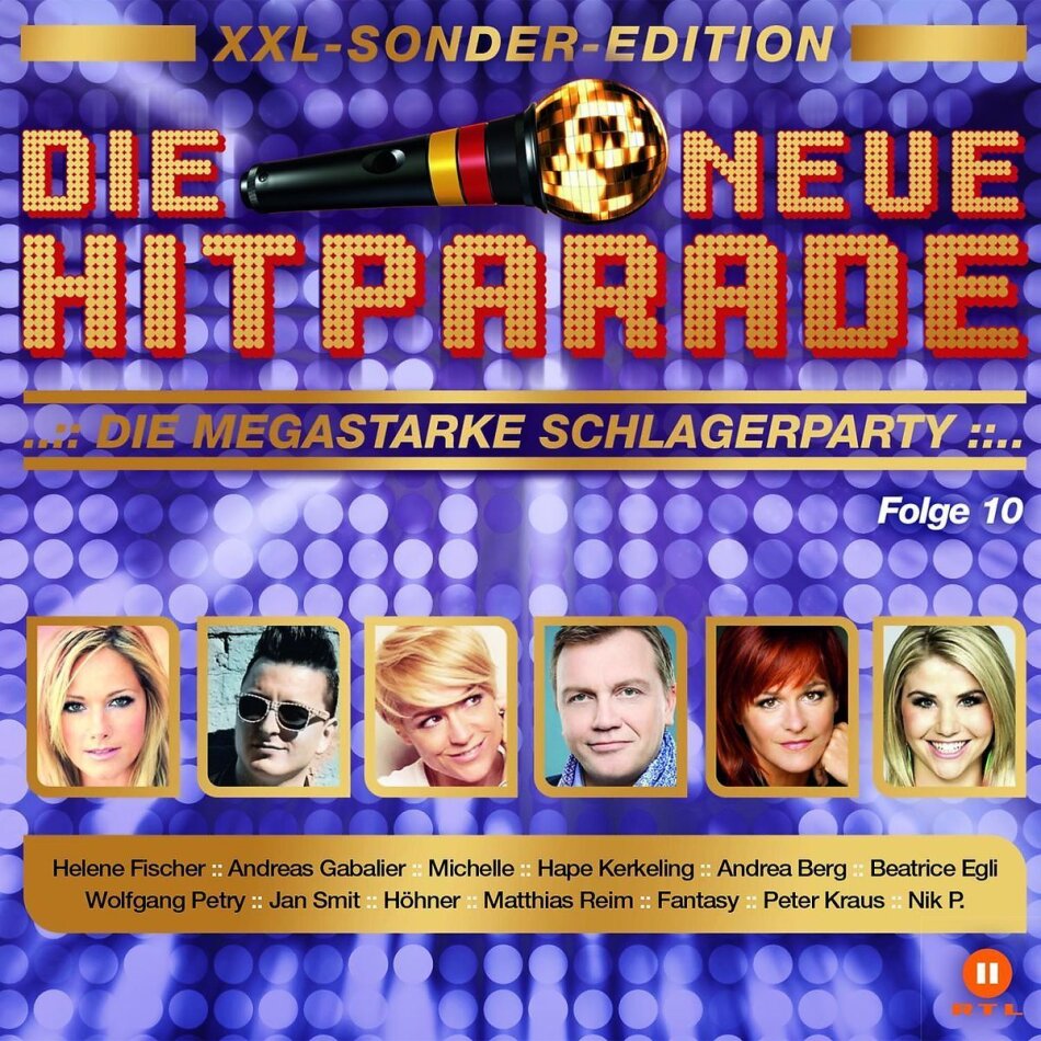 Die Neue Hitparade - Folge 10 XXL Sonderedition, 3 CDs