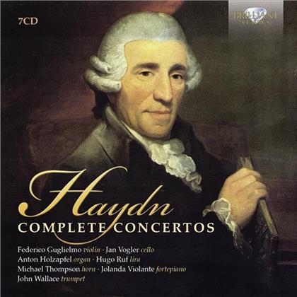Hugo Ruf, Joseph Haydn (1732-1809), Michael Thompson, John Wallace, Federico Guglielmo, &hellip; - Komplette Konzerte (7 CDs)