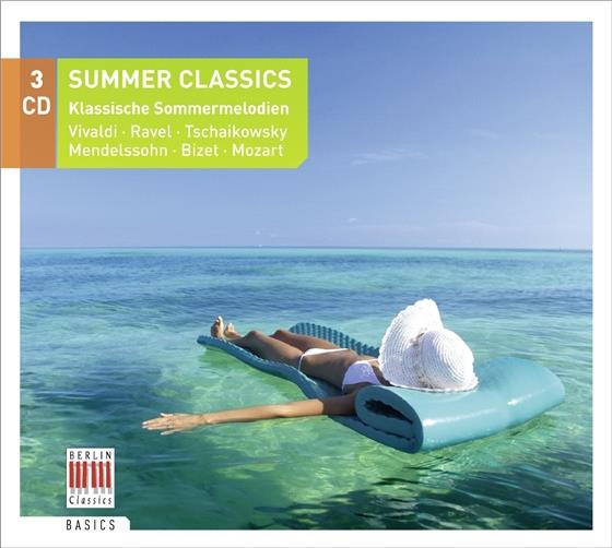 Antonio Vivaldi (1678-1741), Peter Iljitsch Tschaikowsky (1840-1893), Maurice Ravel (1875-1937), Felix Mendelssohn-Bartholdy (1809-1847), … - Summer Classics - Klassische Sommermelodien 3 CDs