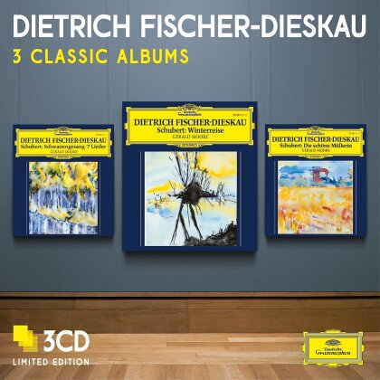 Franz Schubert (1797-1828), Dietrich Fischer-Dieskau & Gerald Moore - Winterreise / Schwanengesang / Die Sch&ouml;ne M&uuml;llerin - 3 Classic Albums (3 CDs)