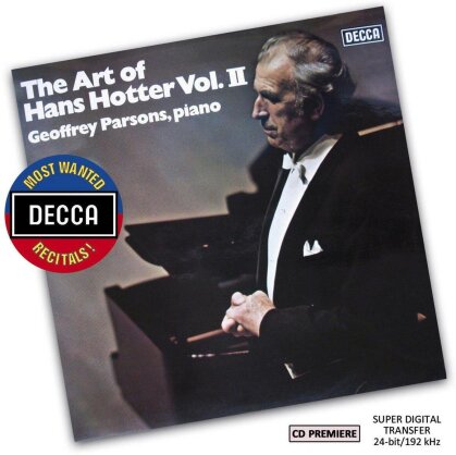 Hans Hotter, Carl Loewe (1796-1869), Richard Strauss (1864-1949), Johannes Brahms (1833-1897) & Geoffrey Parsons - Art Of Hans Hotter Vol.II