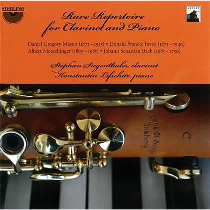 Stephan Siegenthaler & Konstantin Lifschitz - Rare Repertoire For Clarinet And Piano