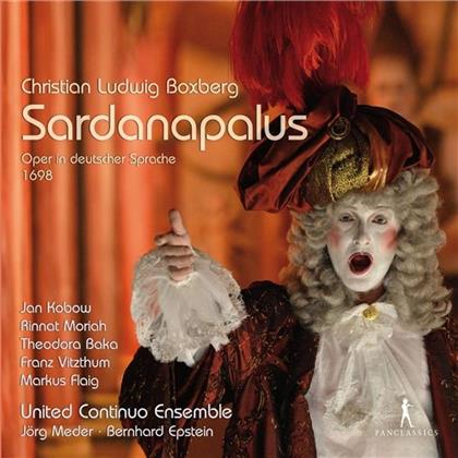 Christian Ludwig Boxberg 1670-1726, J&ouml;rg Meder, Bernhard Epstein, Rinnat Moriah, Cornelia Samuelis, &hellip; - Sardanapalus (3 CD)