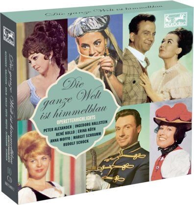 Divers - Die Ganze Welt Ist Himmelblau - Eurodisc Operettenquerschnitte (10 CDs)