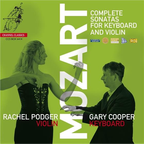 Wolfgang Amadeus Mozart (1756-1791), Rachel Podger & Gary Cooper - Complete Sonatas For Keyboard And Violin 8 CDs