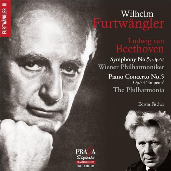 Ludwig van Beethoven (1770-1827), Wilhelm Furtwängler, Edwin Fischer, Wiener Philharmoniker & The Philharmonia - Concerto Pour Piano No 5, Symphony No 5 Édition Limitée, SACD