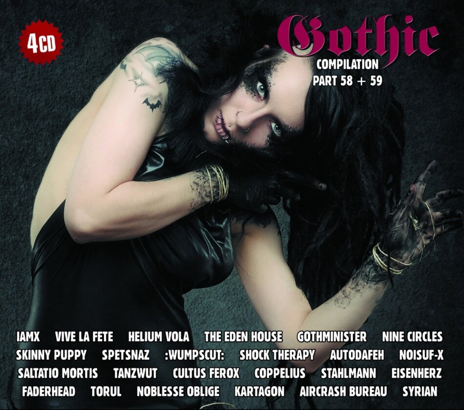 Gothic Compilation - Vol. 58 & 59 4 CDs