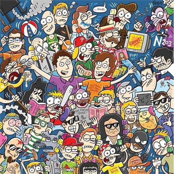 Scharpling & Wurster (Tom Scharpling & Jon Wurster) - Best Of The Best Show - incl. USB/Paper Dolls/Fold-Out Map/Postcards/Temporary Tattoos 16 CDs + Buch