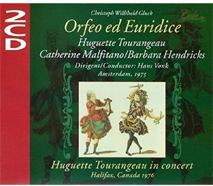 Huguette Tourangeau, Catherine Malfitano, Barbara Hendricks, Christoph Willibald Gluck (1714-1787) & Hans Vonk - Orfeo Ed Euridice + Huguett Tourangeau In Concert Halifax, Canada 1976 - Amsterdam 6.6.1975 (2 CDs)