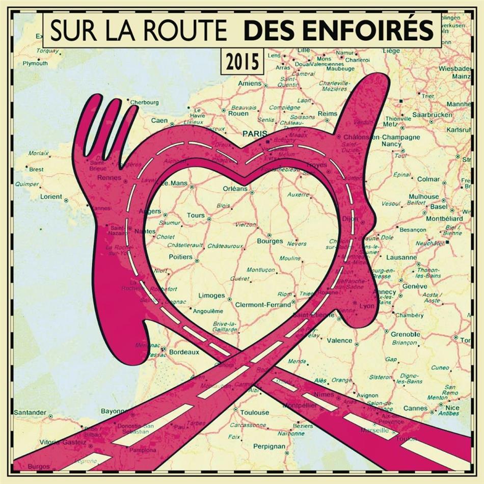 Les Enfoirés - Sur La Route Des Enfoirés 2015 2 CDs