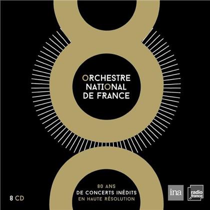 Orchestre National de France - 80 Ans De Concerts In&eacute;dits En Haute R&eacute;solution (8 CDs)