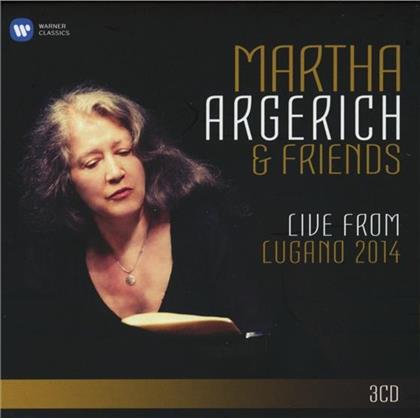 Wolfgang Amadeus Mozart (1756-1791), Ludwig van Beethoven (1770-1827), Francis Poulenc (1899-1963), + & Martha Argerich - Argerich & Friends - Live From Lugano 2014 (3 CD)