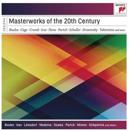 Pierre Boulez (*1925), Charles Ives (1874-1954), Erich Leinsdorf, Bruno Maderna (1920-1973), Seiji Ozawa, &hellip; - Masterworks Of The 20th Century (10 CDs)