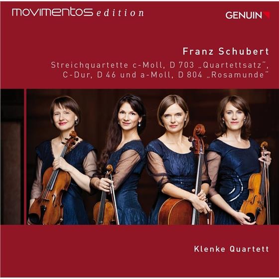 Klenke Quartett & Franz Schubert (1797-1828) - Streichquartette - Streichquartette C-Moll, D 703 " Quartettsatz", C-Dur, D46 Und A-Moll, D804 "Rosamunde"