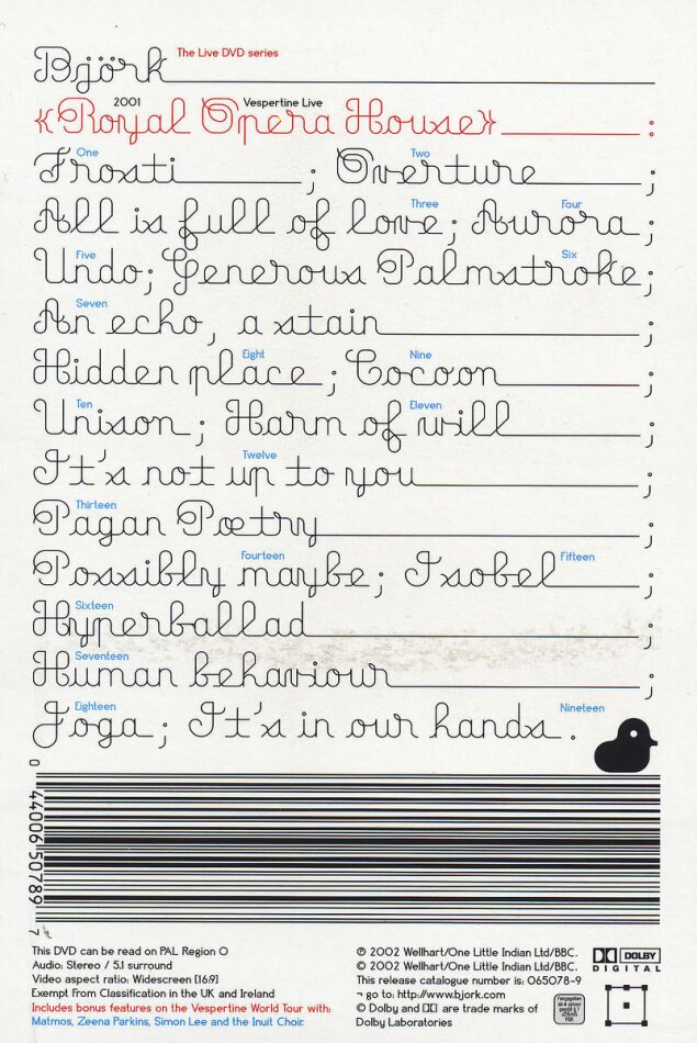 Björk - Vespertine - Live at the Royal Opera House