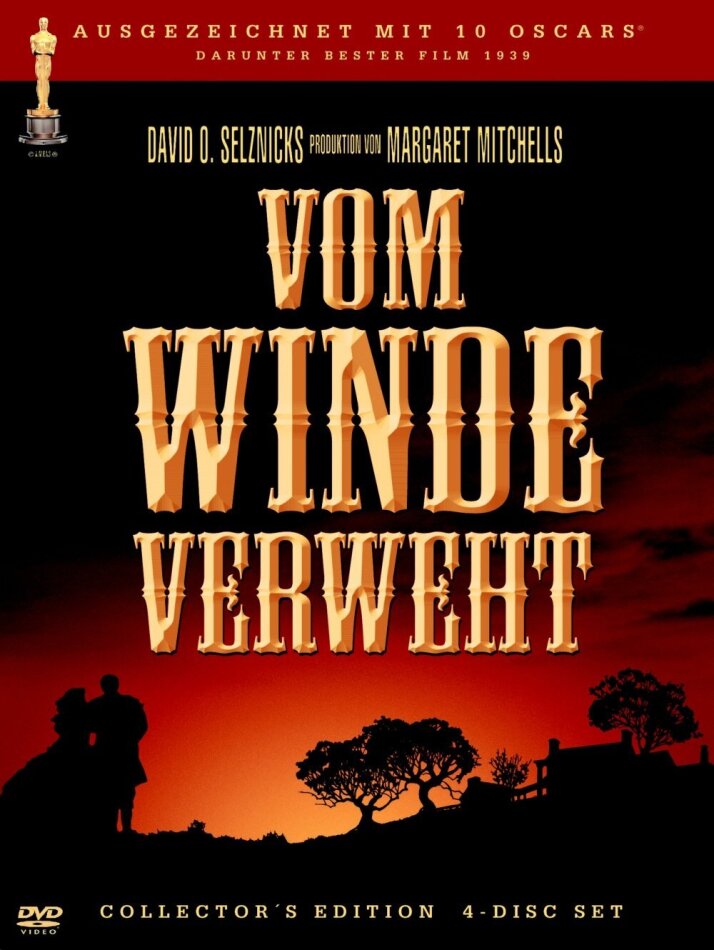 Vom Winde verweht (1939) Special Edition, 4 DVDs