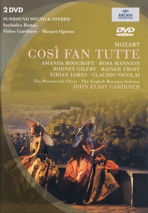 English Baroque Soloists, Sir John Eliot Gardiner & Amanda Roocroft - Mozart - Così fan tutte Archive, 2 DVDs
