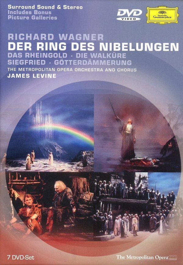 Metropolitan Opera Orchestra, James Levine & James Morris - Wagner - Der Ring des Nibelungen Deutsche Grammophon, 7 DVD