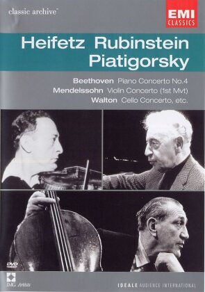 Artur Rubinstein, Jascha Heifetz & Gregor Piatigorsky - Beethoven / Mendelssohn / Walton (EMI Classics)