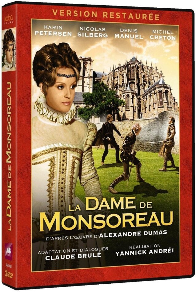 La dame de Monsoreau Restaurierte Fassung, 3 DVDs
