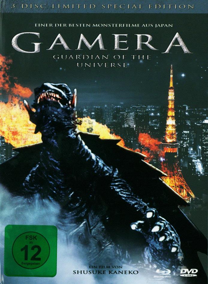 Gamera - Guardian of the Universe Limited Special Edition, Mediabook, Blu-ray + 2 DVDs
