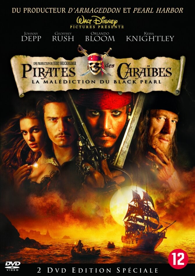 Pirates des Caraibes - La malédiction du Black Pearl (2003) 2 DVD