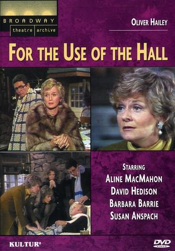 For the use of the hall - (Filmed stage plays)