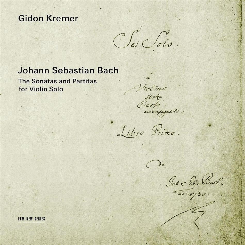 Johann Sebastian Bach (1685-1750) & Gidon Kremer - Sonaten Und Partiten Für Solo Violine - Sonatas And Partitas For Violin Solo 2 CDs