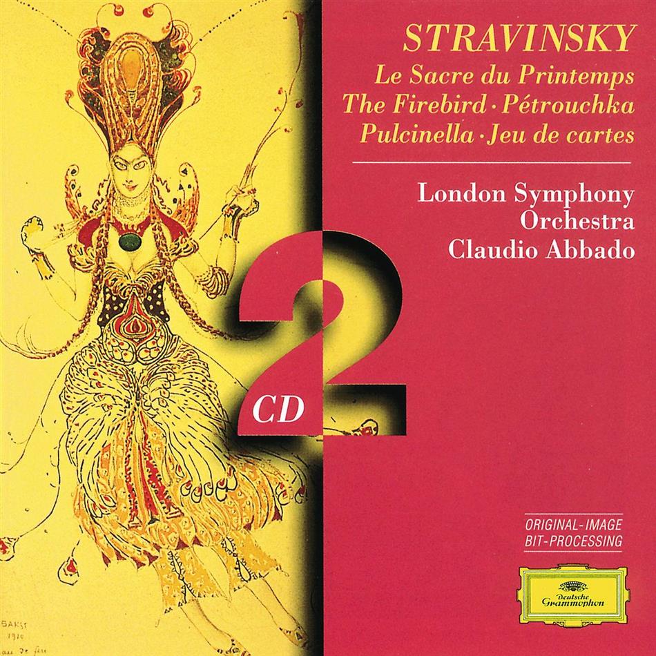 Abbado Claudio / Lso & Igor Strawinsky (1882-1971) - Sacre Du Printemps/Feuervogel 2 CD
